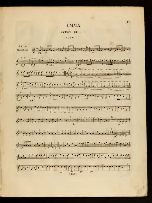 Horn 1 (various keys)