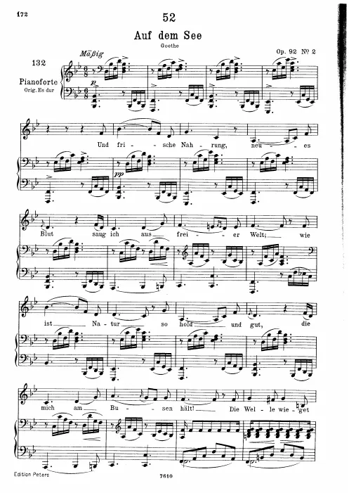 Complete Score (Low Voice, transposed to B♭ major)