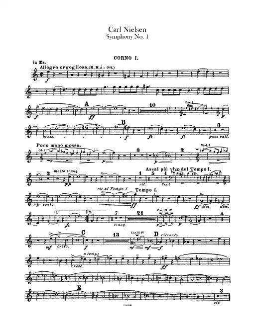 Horn 1, 2 (E, G, C)