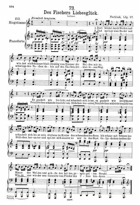 Complete Score (Original / High Voice, A minor)