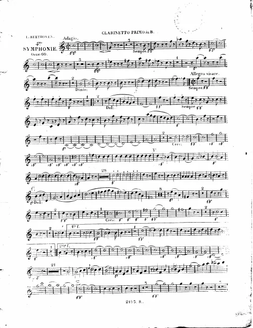Clarinet 1, 2 (B♭)