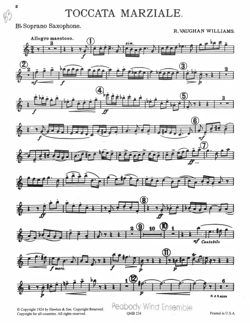 Soprano Saxophone (B♭)