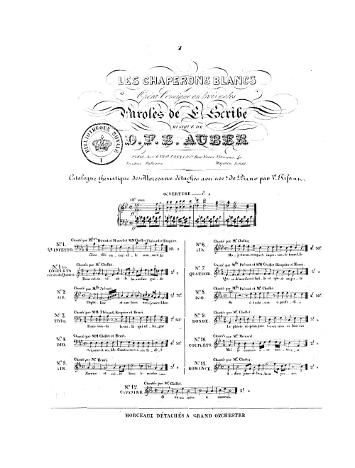 No.7, Quatuor: "Que sa démarche est belle" (Act II, No.8)