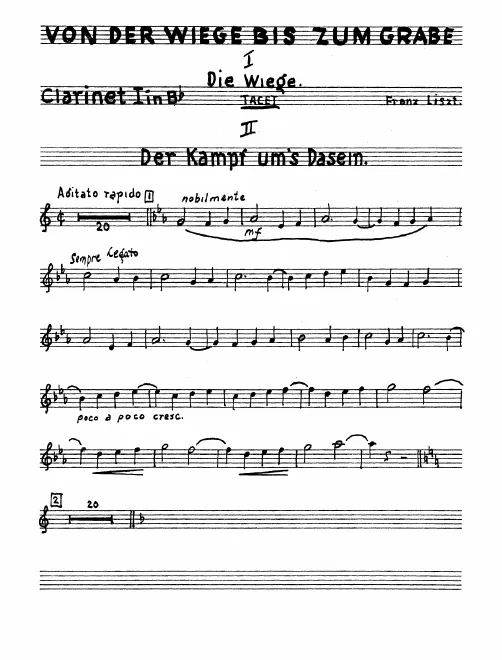 Clarinet 1, 2 (B♭)