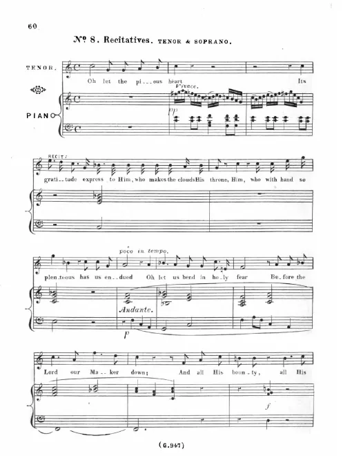 8. Recitative (Tenor); Recitative (Soprano)
