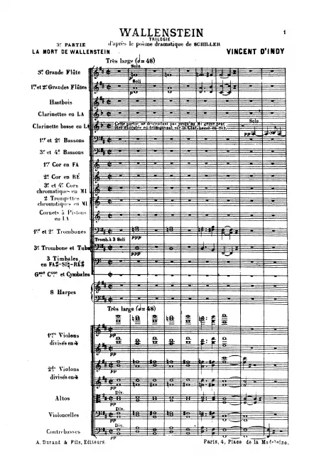 III. La Mort de Wallenstein