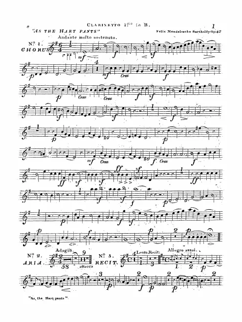 Clarinet 1, 2 (B♭)
