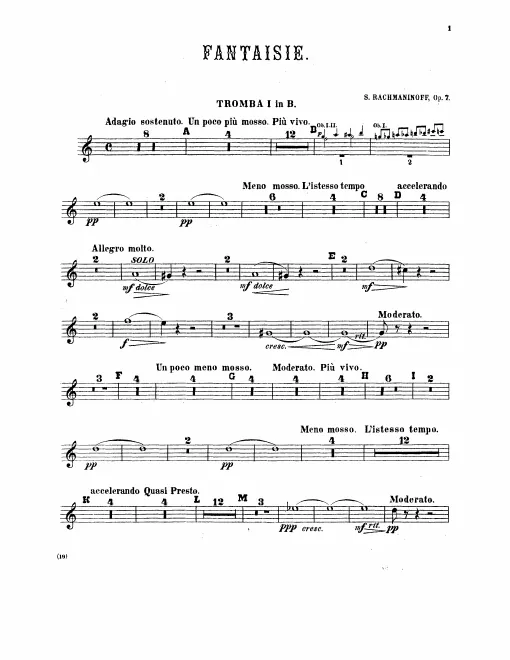 Trumpet 1, 2 (B♭)