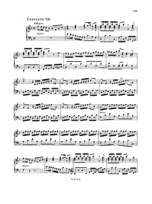 7. Concerto in F major, BWV 978