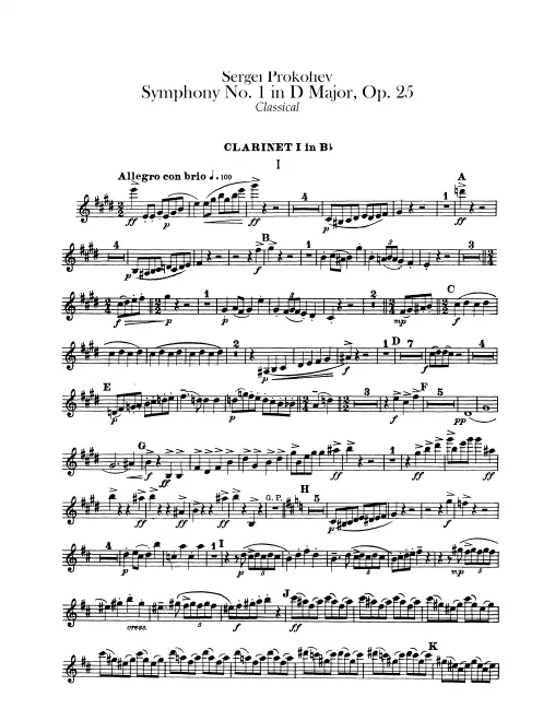 Clarinet 1, 2 (B♭)
