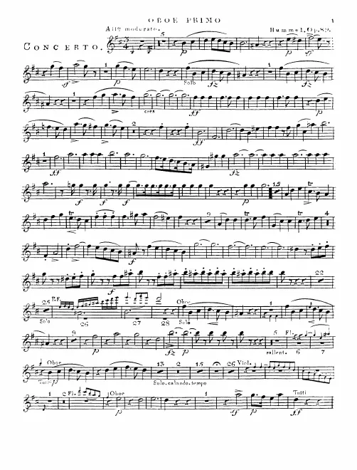 Oboe 1, 2