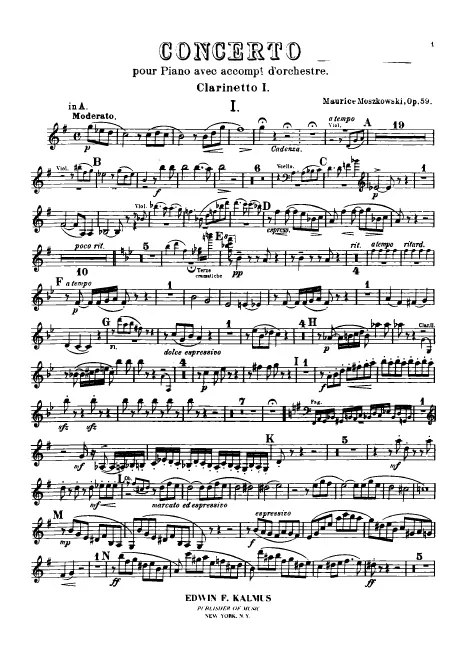 Clarinet 1, 2 (A)
