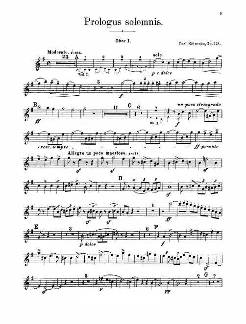 Oboe 1, 2