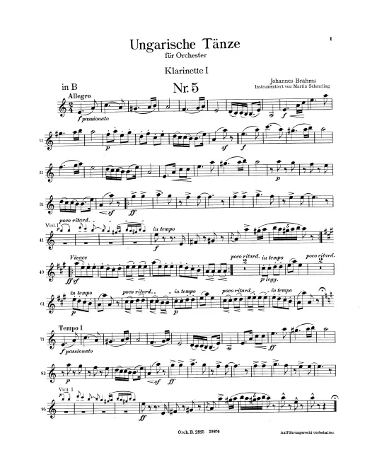 Clarinet 1/2 (B♭/A)