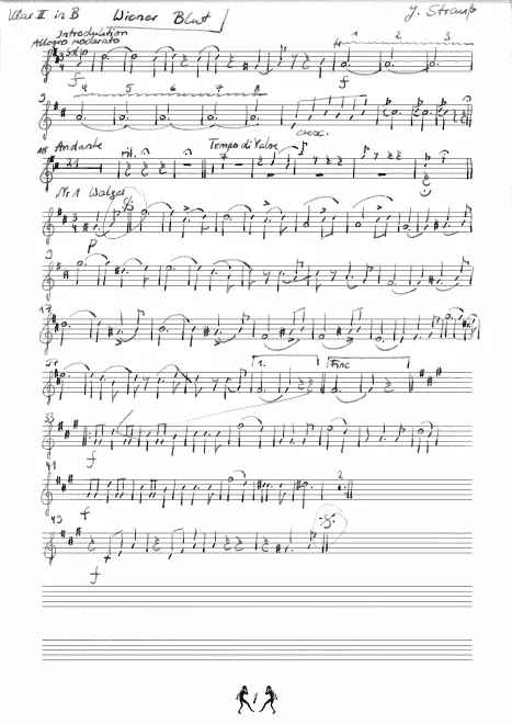 Clarinet 2 (B♭, transposed)
