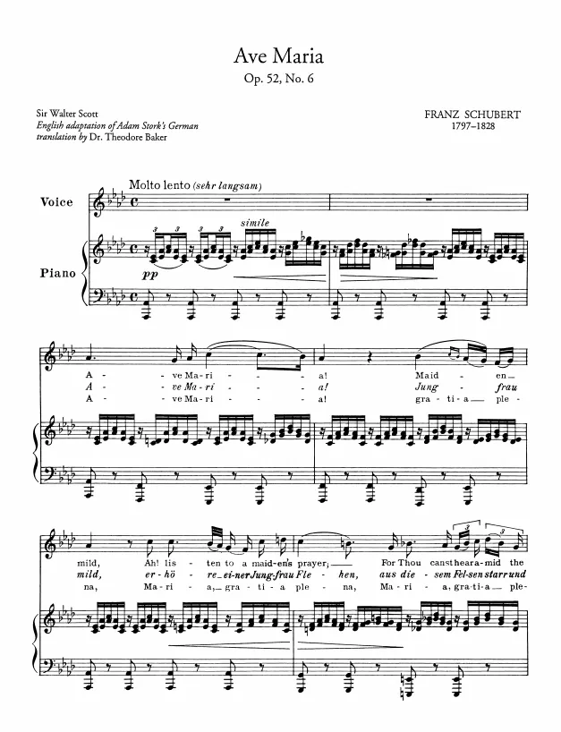 Complete Score (medium voice, in A♭ major)