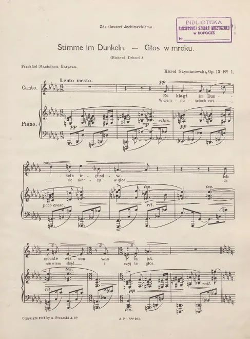 1. Stimme in Dunkeln