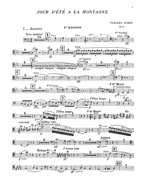 Bassoon 1, 2/3