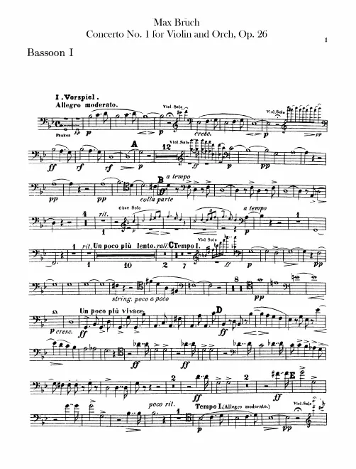 Bassoon 1, 2