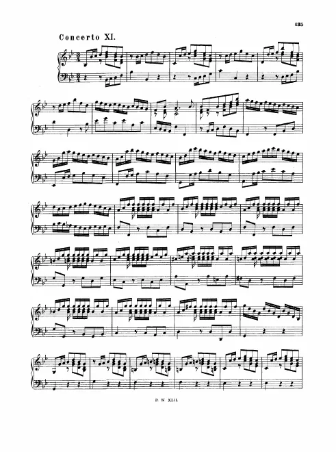 11. Concerto in B♭ major, BWV 982