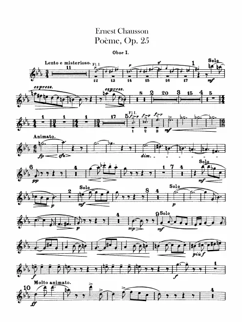 Oboe 1, 2