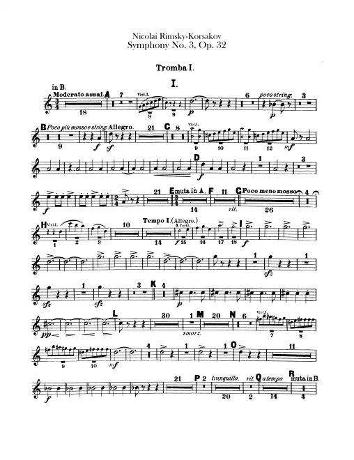Trumpet 1, 2 (B♭, A)