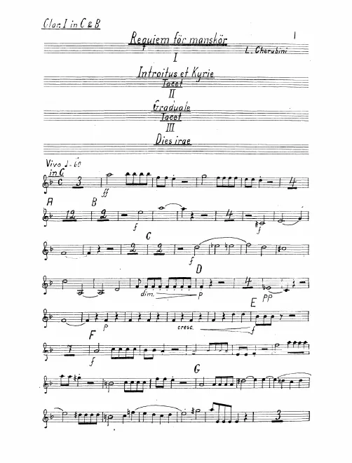 Clarinet 1, 2 (B♭/C)