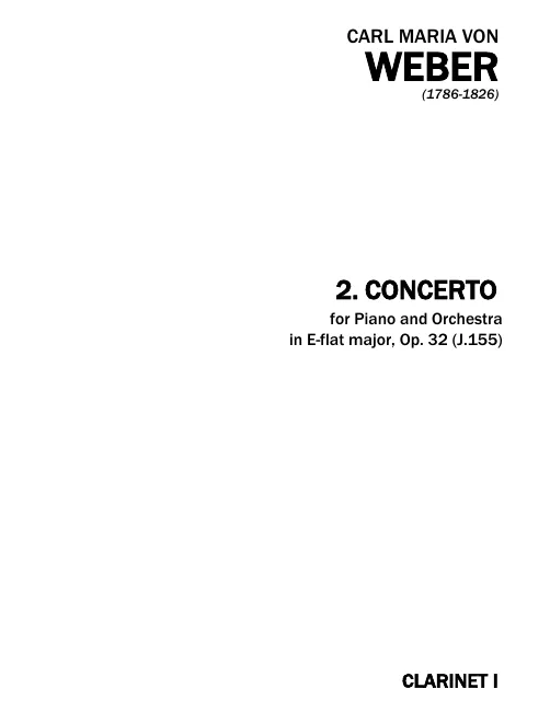 Clarinet 1, 2 (B♭)