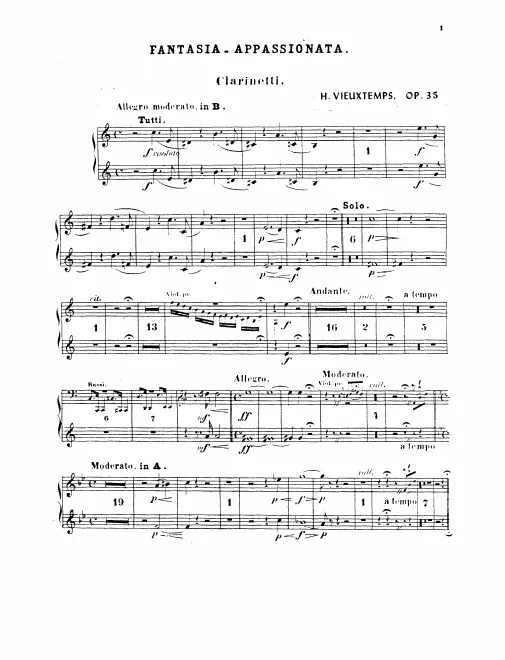 Clarinet 1/2 (B♭)
