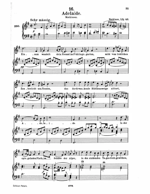 Complete Score (Transposed to G major)