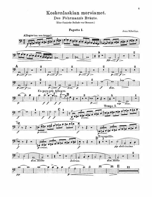 Bassoon 1, 2