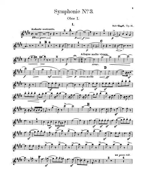 Oboe 1, 2