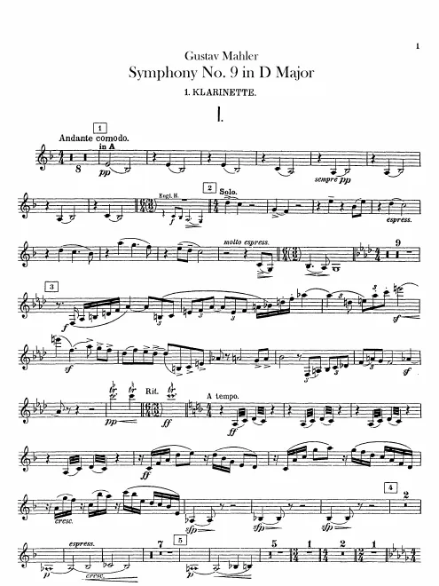 Clarinet 1 (B♭/A)