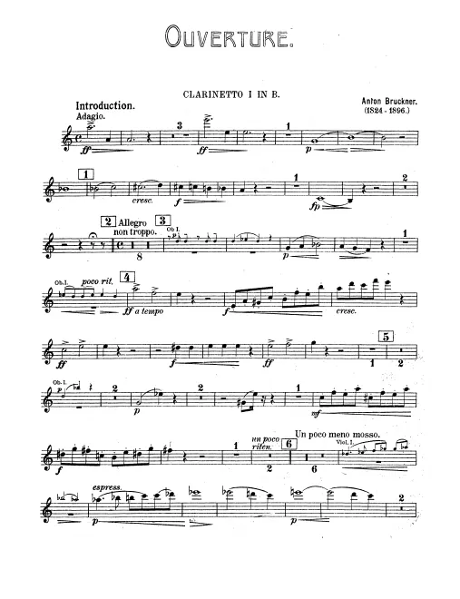 Clarinet 1, 2 (B♭)