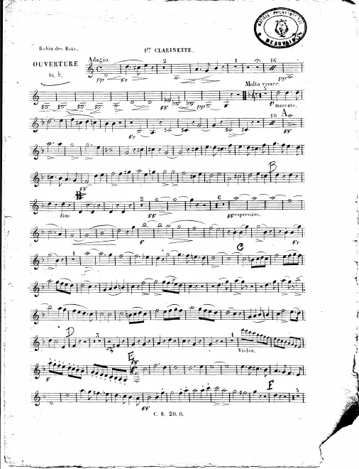 Clarinet 1, 2 (B♭)