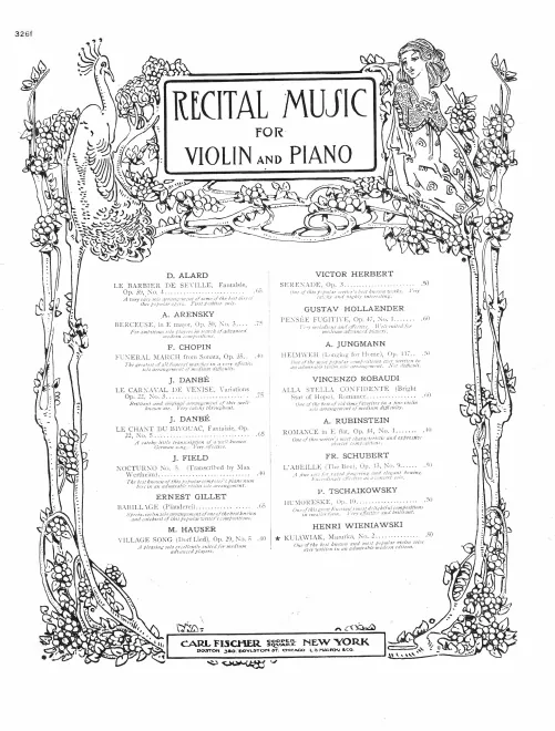 Incomplete Score and Violin Part