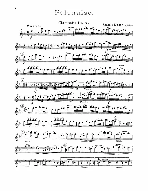Clarinet 1, 2 (A)