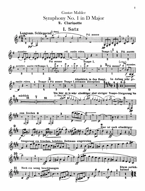 Clarinet 2 (B♭/A/C)