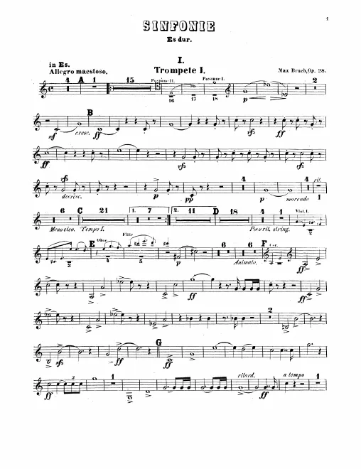 Trumpet 1, 2 (E♭)