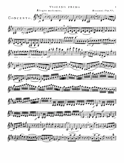 Violins I
