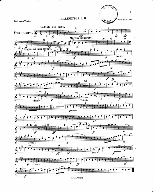 Clarinet 1, 2 (B♭/C/A)