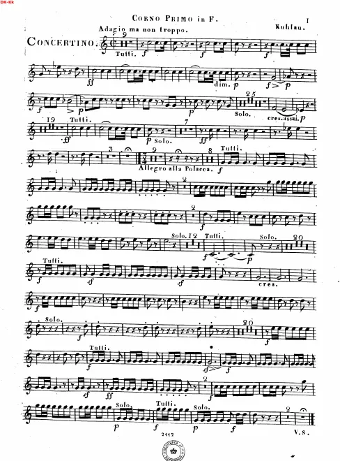 Horns 1, 2 (F)