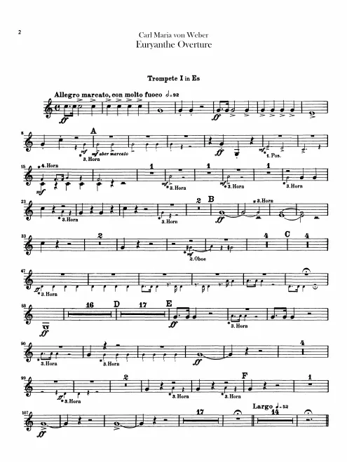 Trumpet 1, 2 (in E)