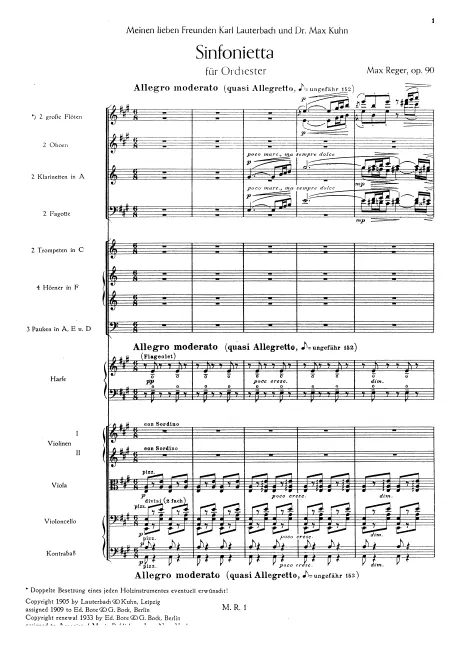 I. Allegro moderato (quasi Allegretto)