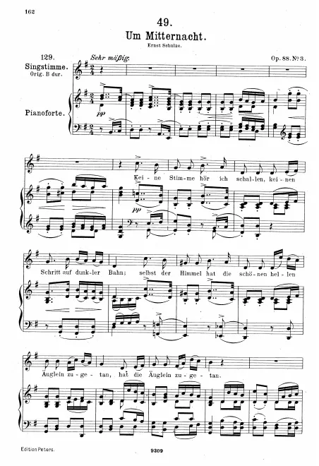 Complete Score (Medium Voice, transposed to G major)