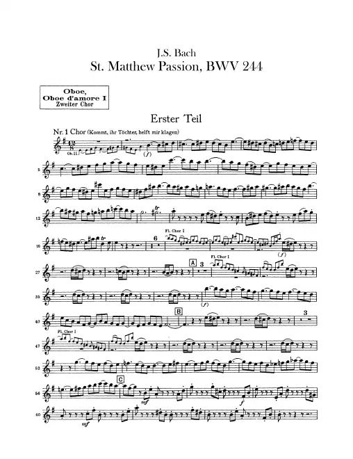 Oboe/Oboe d'amore 1, 2