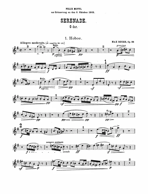 Oboe 1, 2