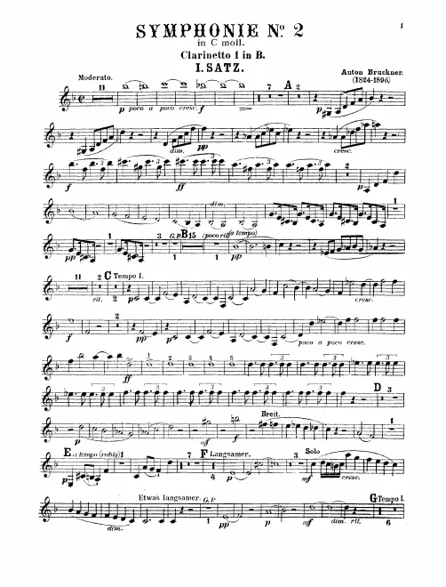 Clarinet 1, 2 (B♭)