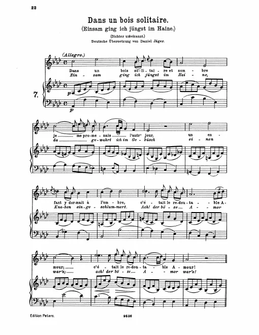 Complete Score (original / high voice, A♭ major)