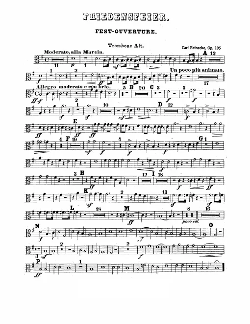 Trombone 1, 2, 3, Tuba